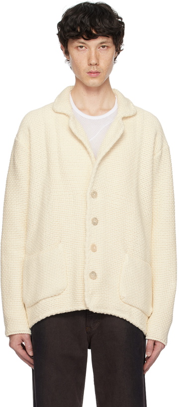 Photo: Isa Boulder SSENSE Exclusive Off-White Dash Blazer