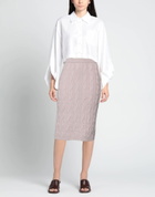 Drumohr Womens Midi skirt in Pink