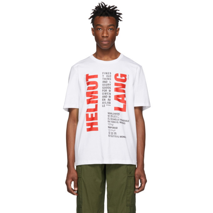 Photo: Helmut Lang White Worldwide T-Shirt