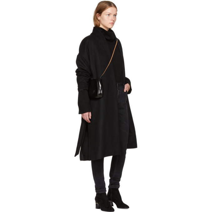Wendelborn Black Oversized Cashmere Turtleneck