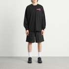 END. Coastal Board Repairs Long Sleeve T-Shirt in Black