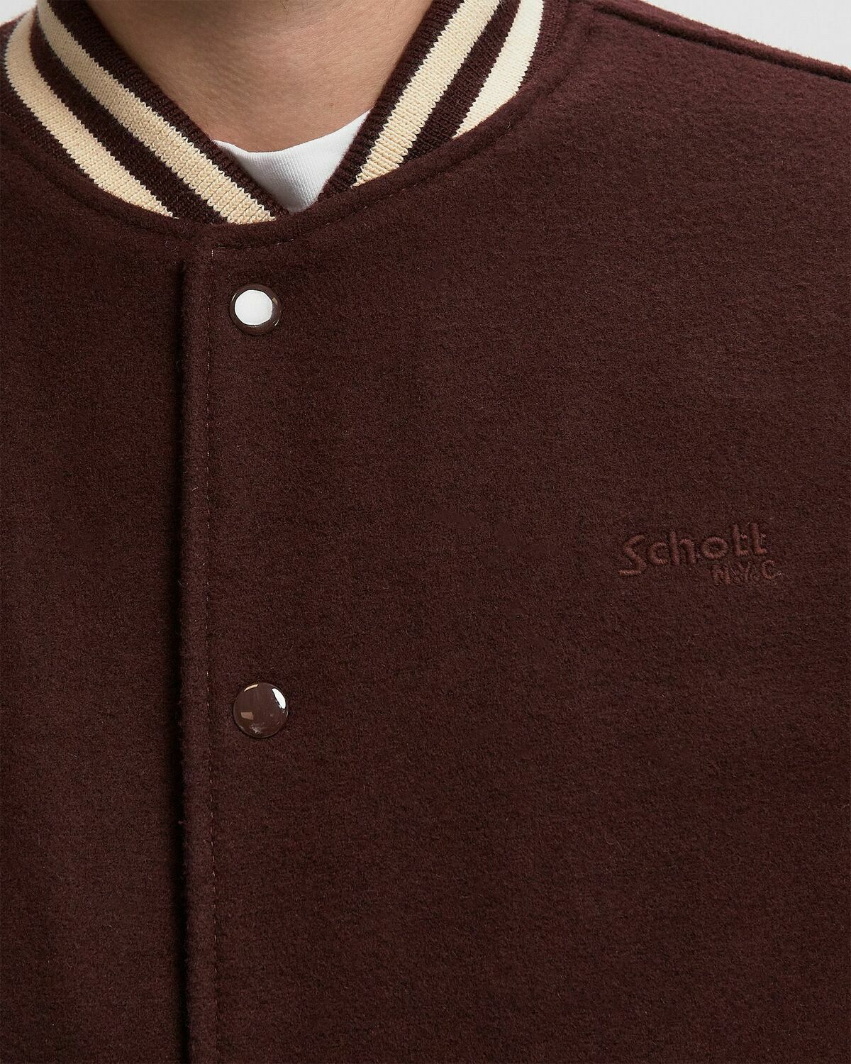 Schott NYC LC8705 JACKET Red Mens Bomber Jackets/College Jacket