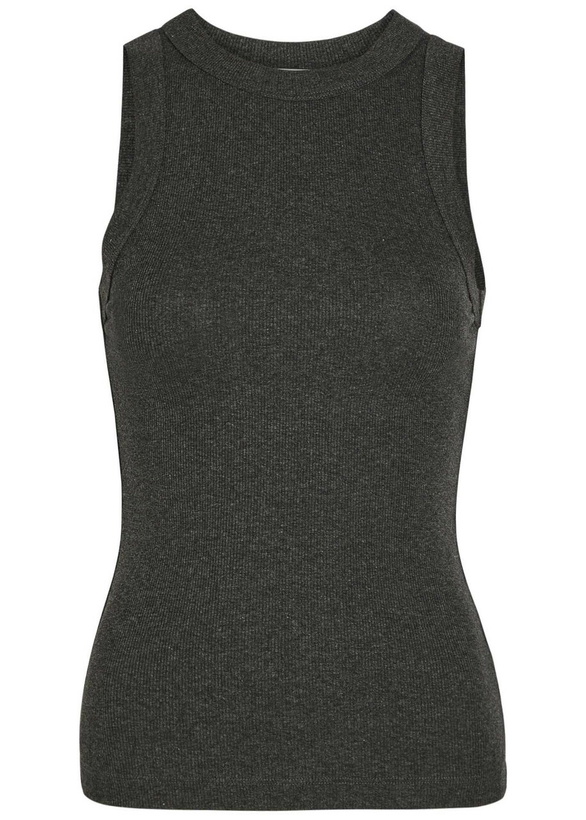 Photo: Agolde Leigh Stretch-knit Tank top Dark Grey
