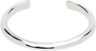 RRL Silver Hammered Cuff Bracelet