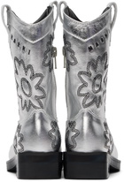 Marni Kids Silver Cowboy Boots