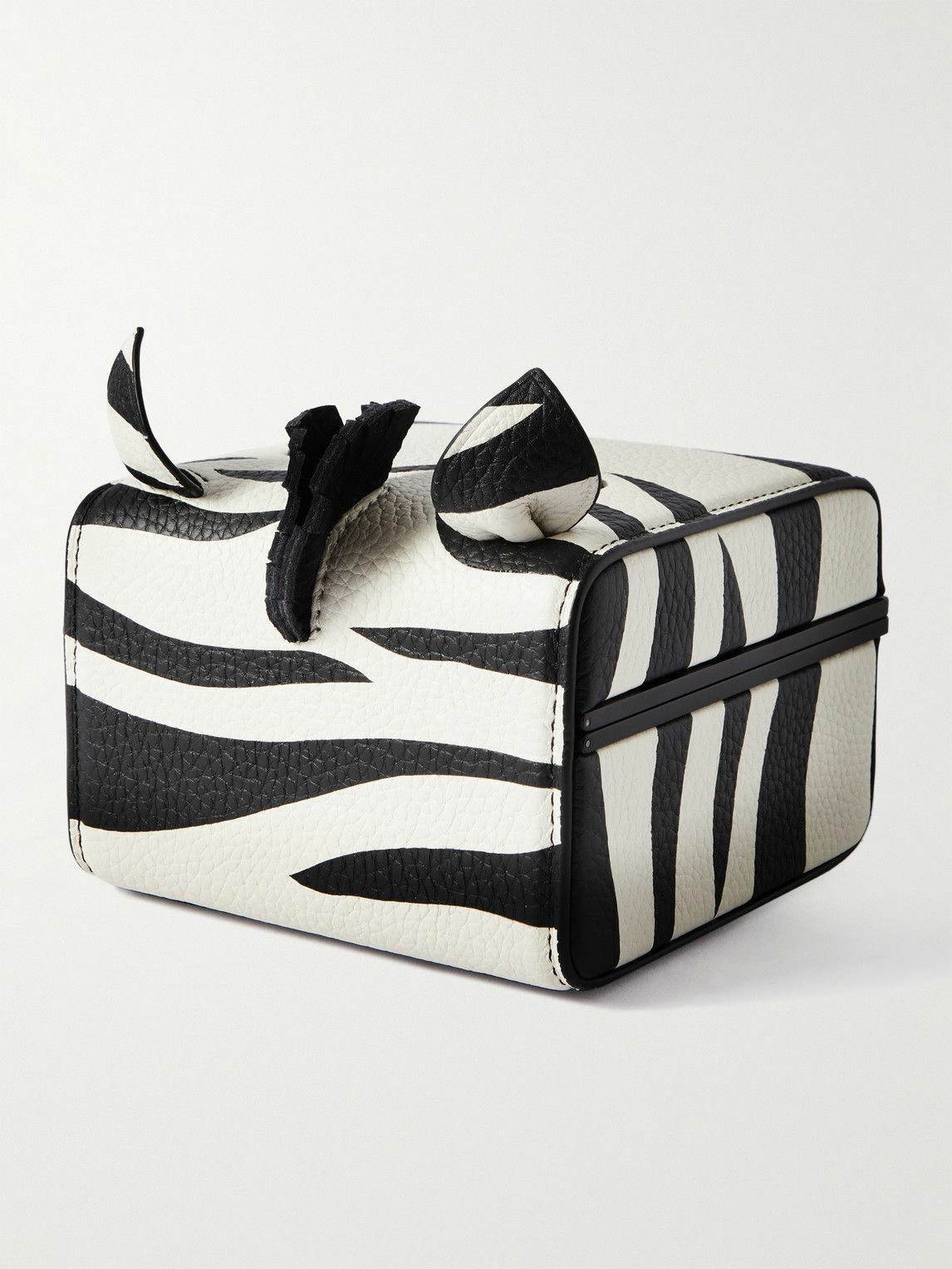 Charles Simon - Eaton Zebra Full-Grain Leather Travel Watch Case