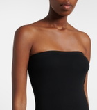 Gucci Lace-trimmed jersey minidress