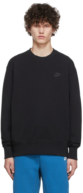 Photo: Nike Black Cotton Sweatshirt