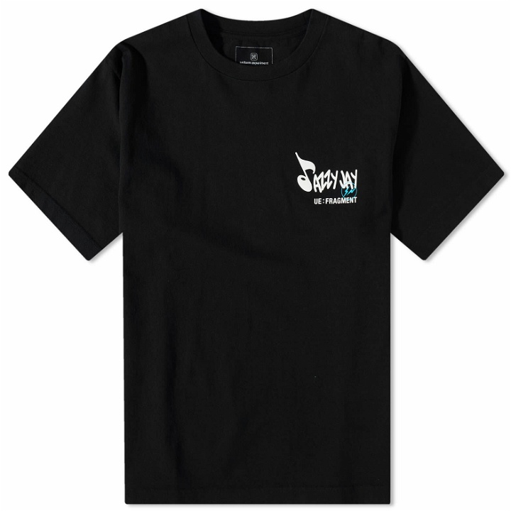 Photo: Uniform Experiment Men's Fragment Jazzy Jay T-Shirt in Black