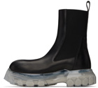 Rick Owens Black Porterville Beatle Bozo Tractor Boots