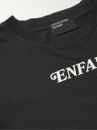 Enfants Riches Déprimés - Printed Cotton-Jersey T-Shirt - Black