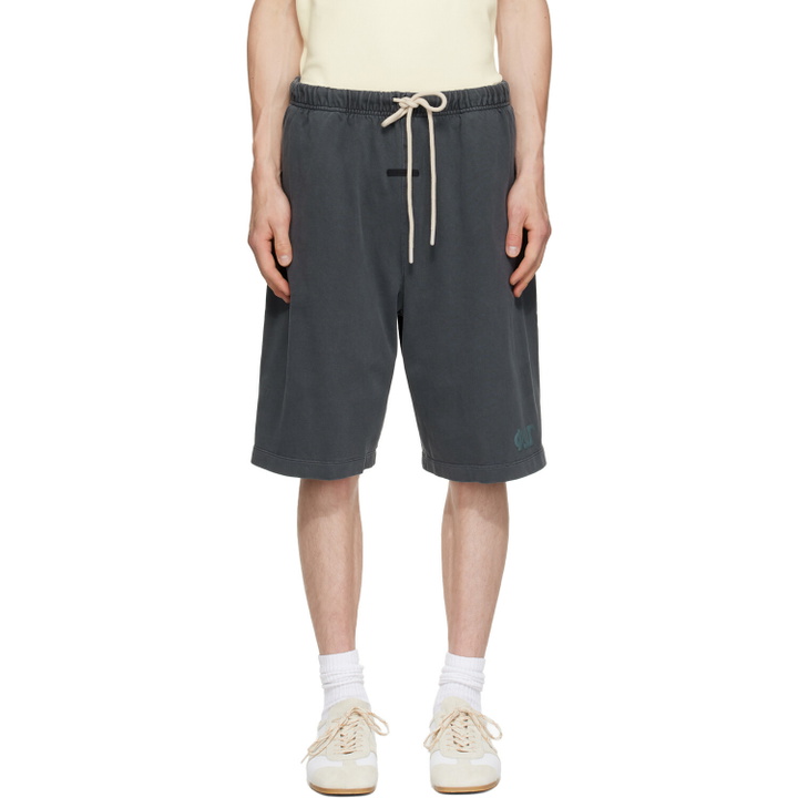 Photo: Fear of God ESSENTIALS Gray 90's Shorts