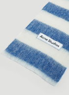 Acne Studios - Striped Knit Scarf in Blue