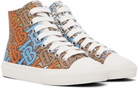 Burberry Kids Multicolor Monogram Map Sneakers