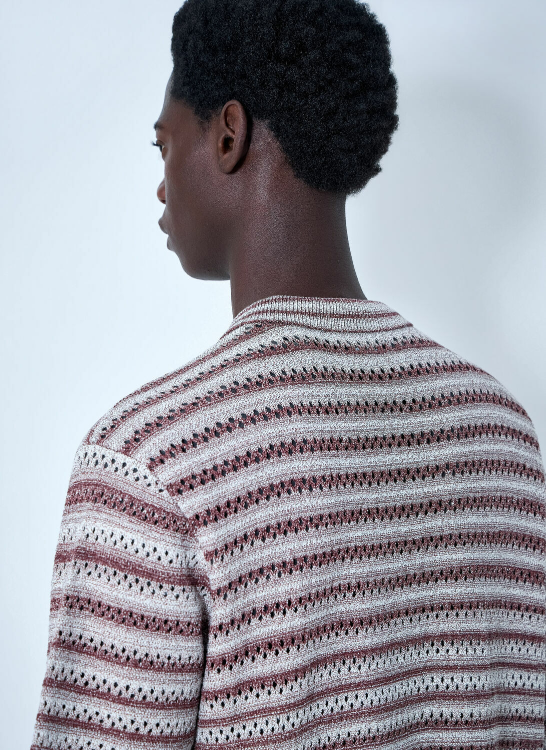 ACMH Button-Front Knit Cardigan