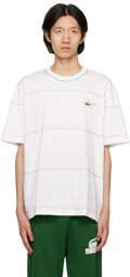 Lacoste White Contrast T-Shirt