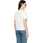 Burberry Off-White Tie-Sleeve Cotton T-shirt