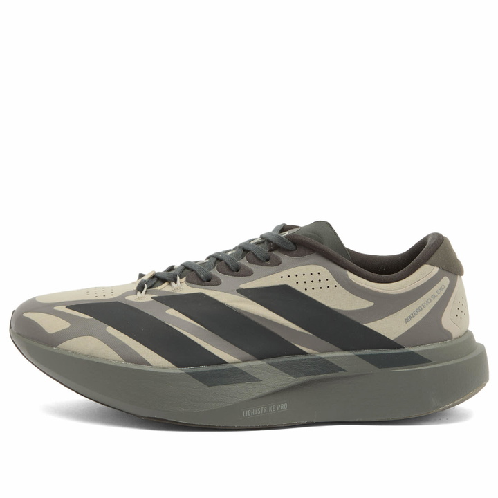 Photo: Adidas Running Men's adidas Adizero Evo Sl Exo in Putty Beige/Legend Ink/Iron Met