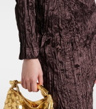 Bottega Veneta Satin midi dress