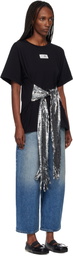 MM6 Maison Margiela Black Cotton Gloves T-shirt