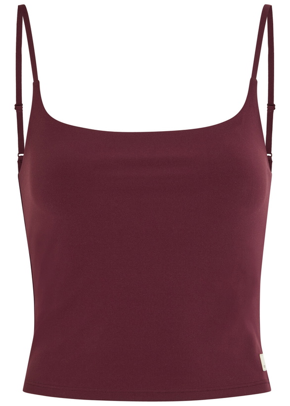 Photo: Vuori Allthefeels Stretch-jersey Workout Tank top Burgundy