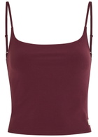 Vuori Allthefeels Stretch-jersey Workout Tank top Burgundy