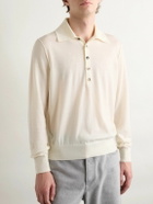 Bottega Veneta - Cashmere Polo Shirt - Neutrals