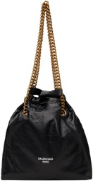 Balenciaga Black Small Crush Tote