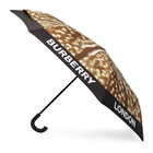 Burberry Brown Deer Folding Umbrella