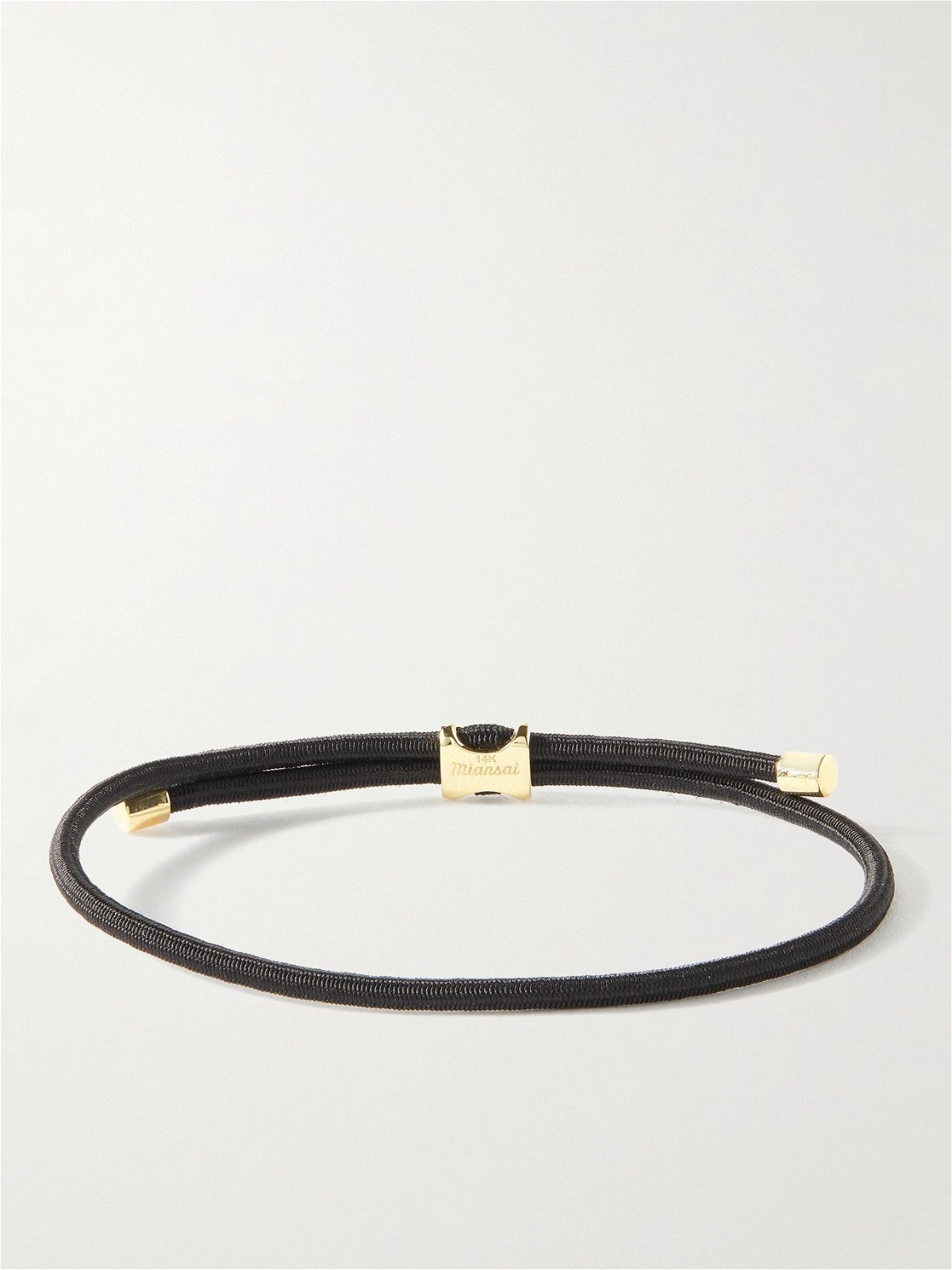 Orson Pull Bungee Rope Bracelet, Gold Vermeil, Men's Bracelets