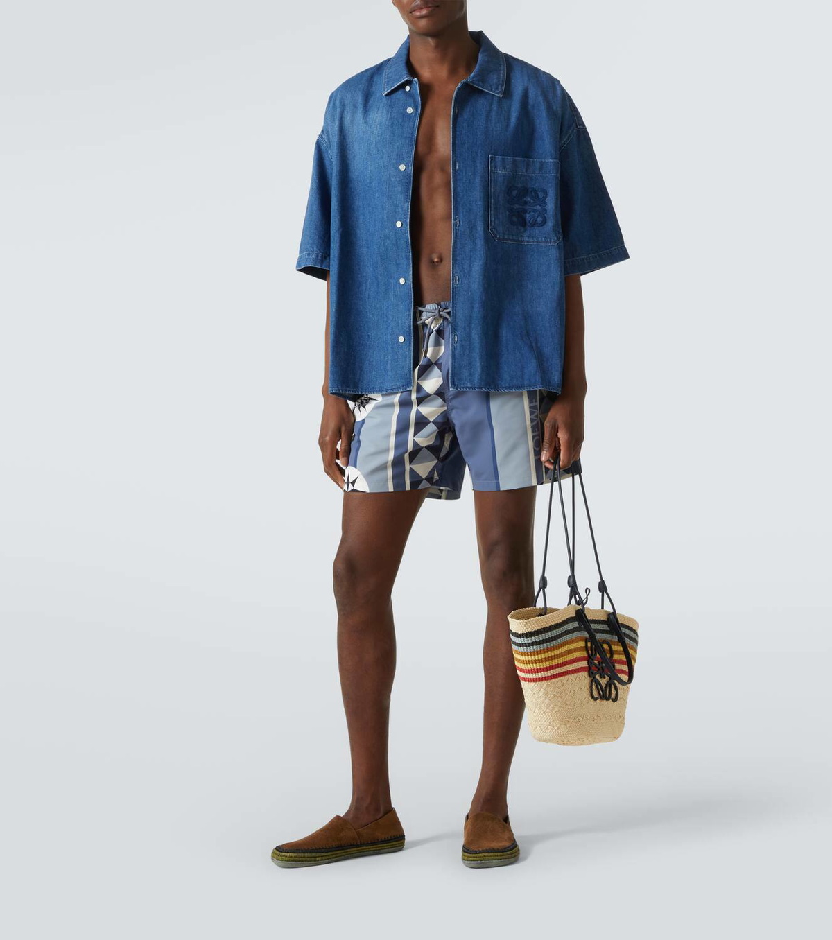 Loewe Paula's Ibiza Rio suede espadrilles