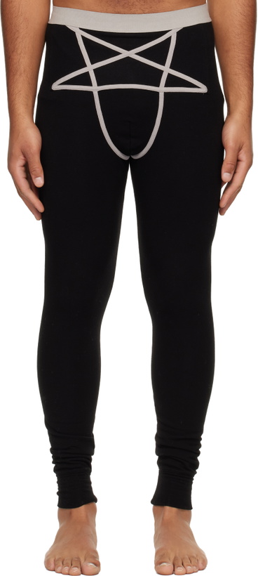 Photo: Rick Owens Black Concordians Thermal Leggings