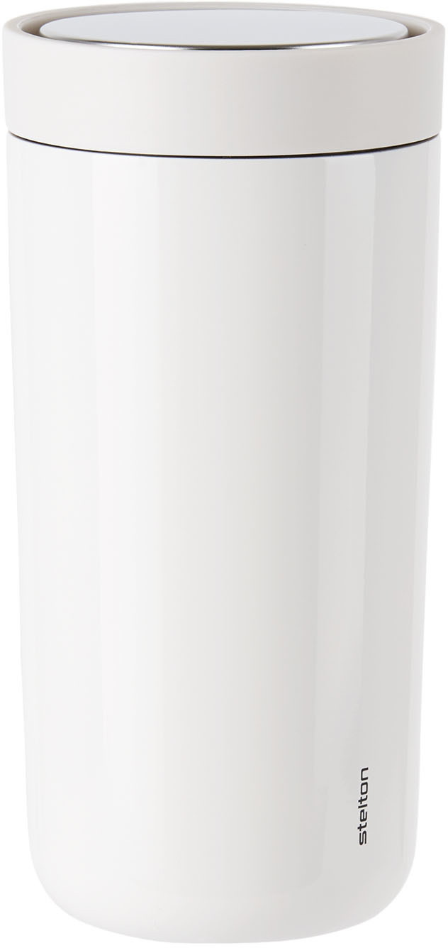 Stelton Off-White To Go Click Cup, 400 mL