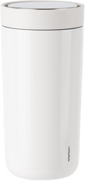 Stelton Off-White To Go Click Cup, 400 mL