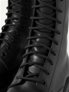 Balenciaga - Bulldozer Embellished Leather Boots - Black