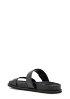 Tory Burch Romy Sport Leather Sliders Black