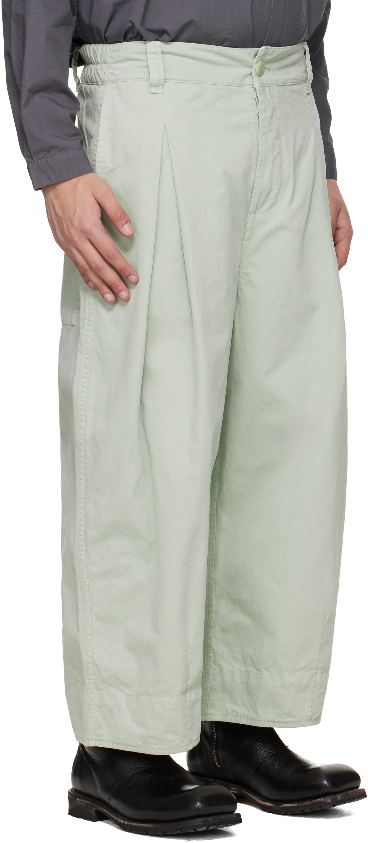 Toogood Taupe 'The Etcher' Trousers