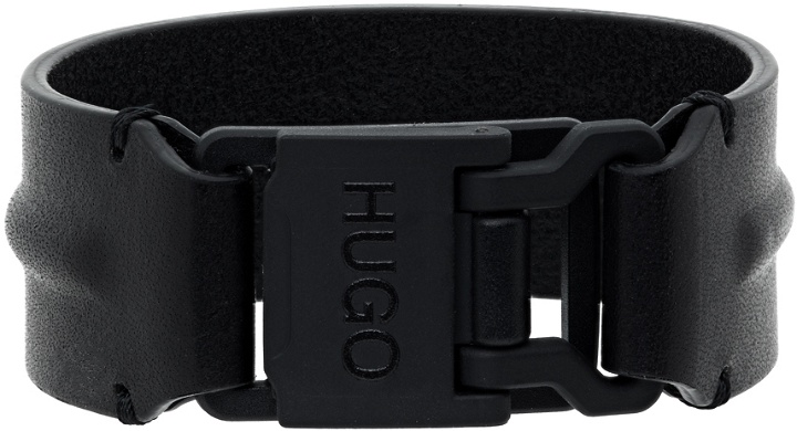 Photo: Hugo Black E-Leather Bracelet