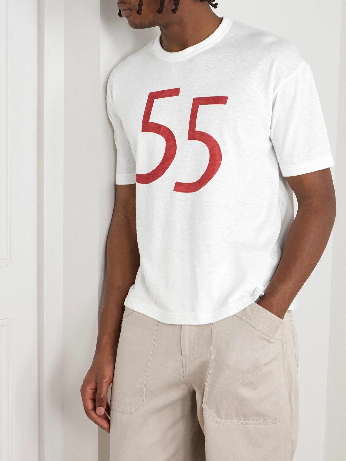 Visvim - Logo-Print Cotton-Jersey T-Shirt - White Visvim