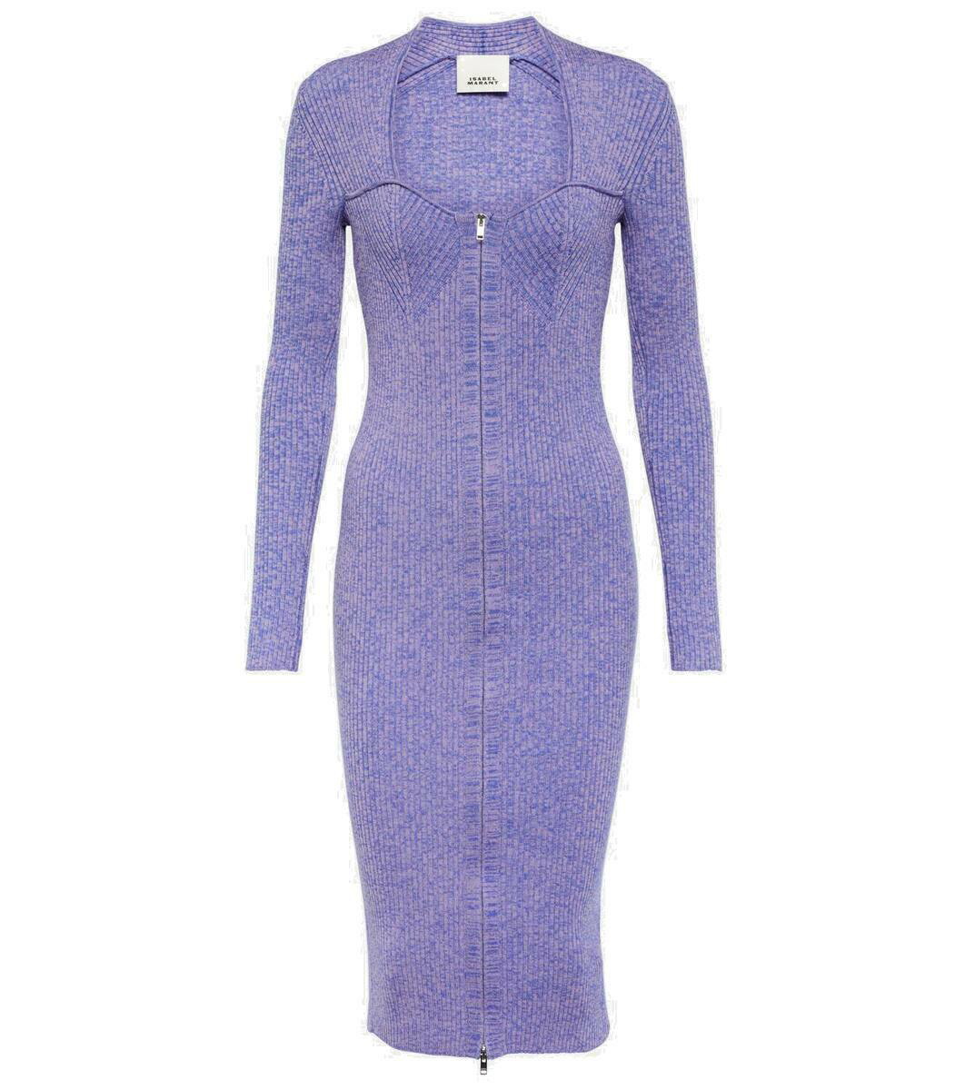Isabel Marant Zael wool-blend midi dress Isabel Marant