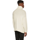 R13 White Cashmere Turtleneck