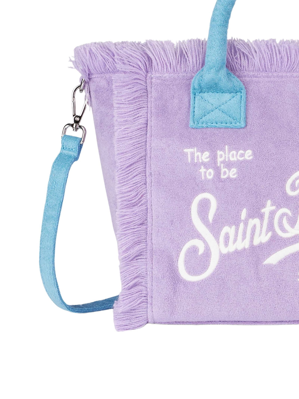 MC2 Saint Barth Lilac Terry Colette Sponge Handbag