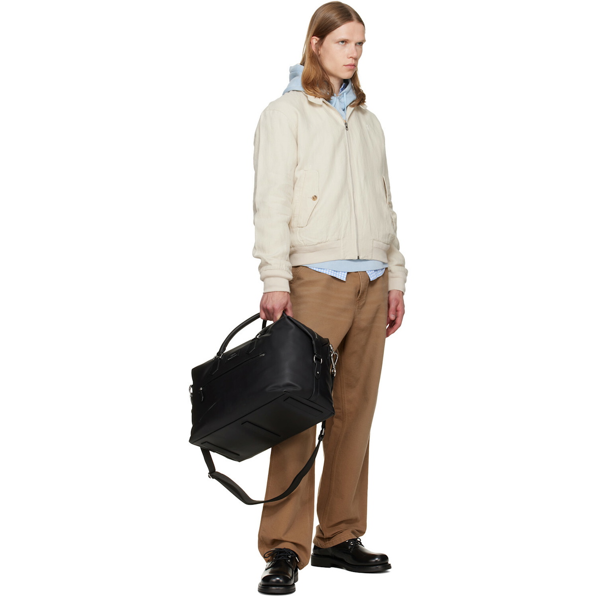 Polo Ralph Lauren Beige Linen Herringbone Windbreaker Jacket