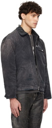 Enfants Riches Déprimés Black Blanket Lined Work Jacket