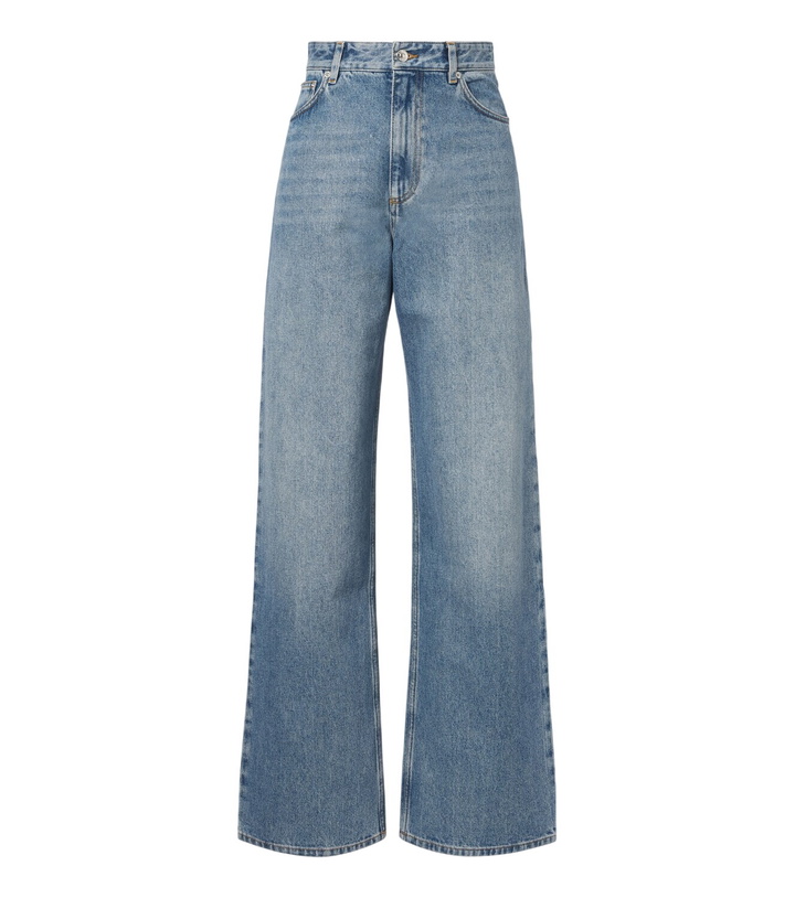 Photo: Erdem High-rise wide-leg jeans