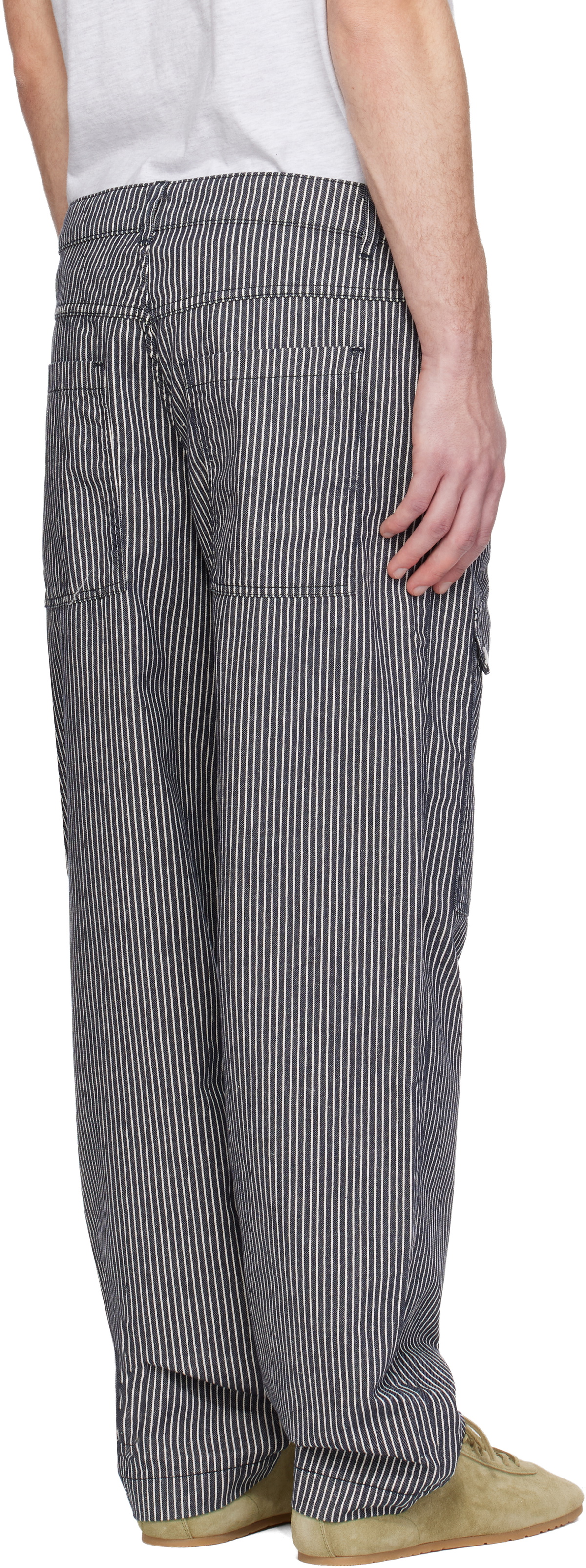 Gimaguas Blue & White Brixton Trousers Gimaguas