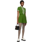 Gucci Green Wool Crepe Dress