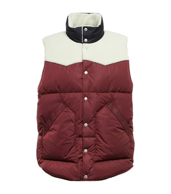 Photo: Undercover - Faux shearling-trimmed down vest