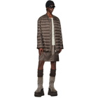 Rick Owens Moncler + Rick Owens Brown Flight Parka Jacket