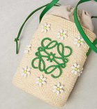 Loewe Paula's Ibiza Anagram beaded bucket bag